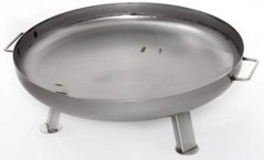 Ohnisko oceľové nerezové kruhové 69cm pevné GARDENKUS