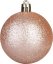 MagicHome Weihnachtskugeln, 12 Stück, Roségold, für den Weihnachtsbaum, 6 cm