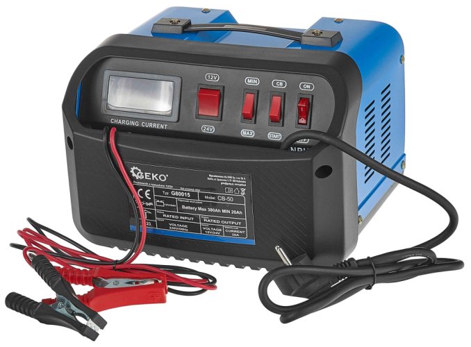 Nabíjačka so štartovaním 12/24V 20-380 Ah, GEKO