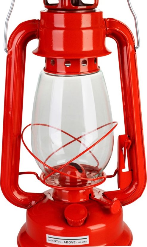 Laterne, 300 mm, Petroleum, rot