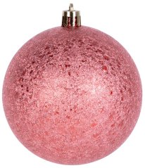 MagicHome Weihnachtskugeln, 6 Stk., rot, für den Weihnachtsbaum, 8 cm