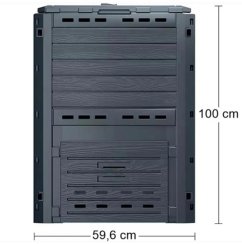 Kompostér 280L čierny