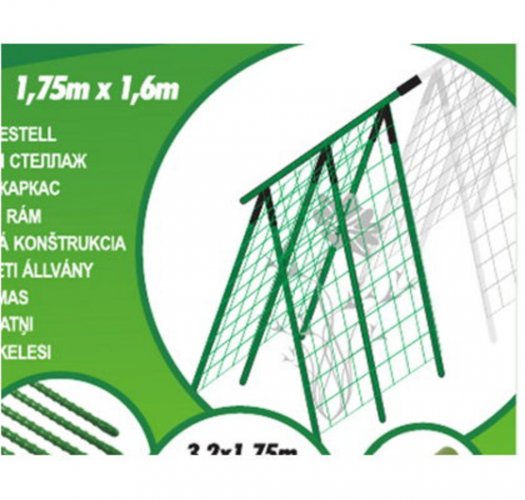 Sieť na podporu rastu uhorky s konštrukciou 1,7mx1,6m KLC