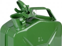 Kanister JerryCan LD5, 5 lit, kovový, na PHM, zelený