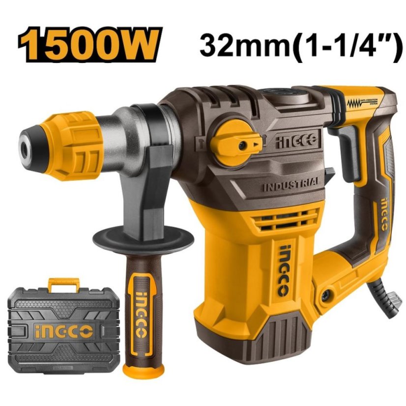 Bohrhammer RH150028 INGCO, 1500W, SDS+, 220-240V