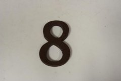 Hausnummer STYRO 14 cm Nr. 8