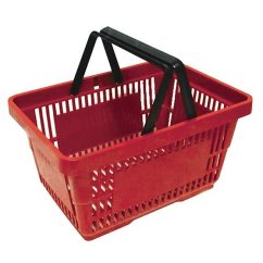 Racks Einkaufskorb, 20 Liter, rot, Einkaufen