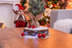 MagicHome Christmas Pearl lančić, 20 mLED hladno bijeli, s perlama, 2xAA, jednostavna rasvjeta, rasvjeta, L-2 m
