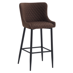 Barhocker, braun/schwarz, CEZARIA