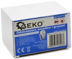 Ultraschall-Nagetiervertreiber, 230 V, Reichweite 5 m, GEKO (akce)