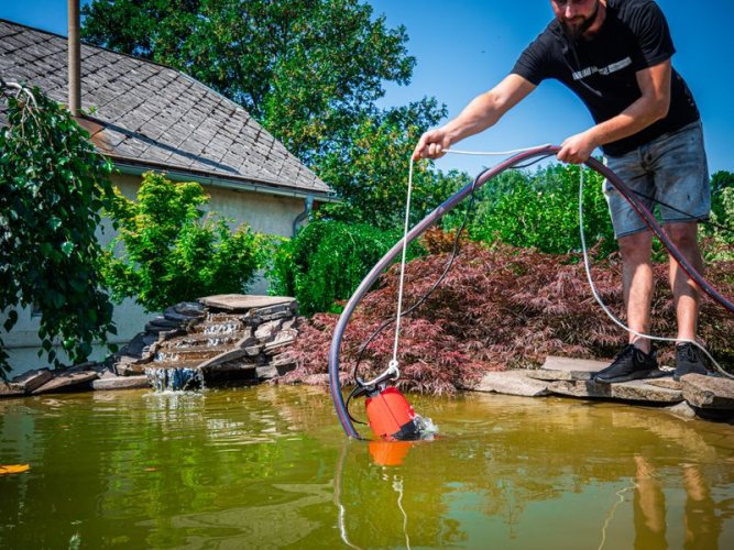 Pompa Strend Pro MC900E, 900W, do wody błotnistej, 18000 l/h, kabel 10 m, kombinowana, 2w1-OFERTA SPECJALNA