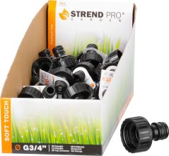 Adaptér Strend Pro 3/4", na hadicu, vnútorný závit, Sellbox 40 ks (akce)