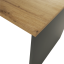 Masă de birou, grafit/stejar artisan, RIOMA NEW TYP 16