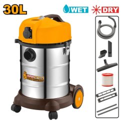 Vysávač viacúčelový VC14301 INGCO, 1400W, nerez, na mokrosuché vysávanie INDUSTRIAL