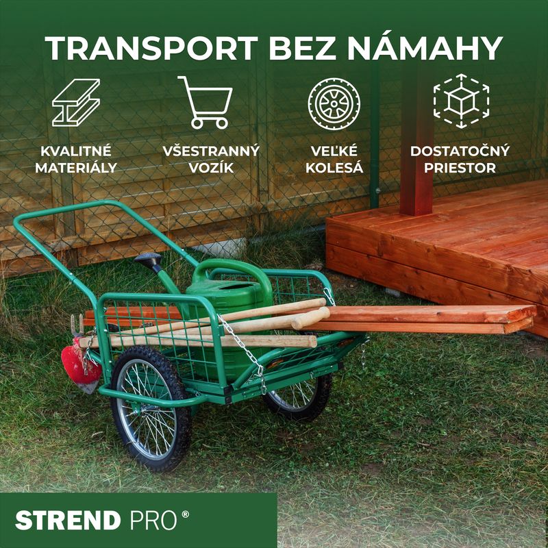 Wózek Victor, transportowy, koło dmuchane, max. 100 kg