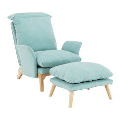 Sessel mit Untergestell, Mint/Natur, ZANDER