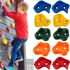 Mânere de alpinism - pietre din plastic, - 10 buc. (acțiune)