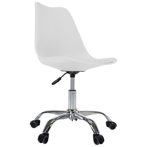 Krzesło biurowe, biały, DARISA NEW