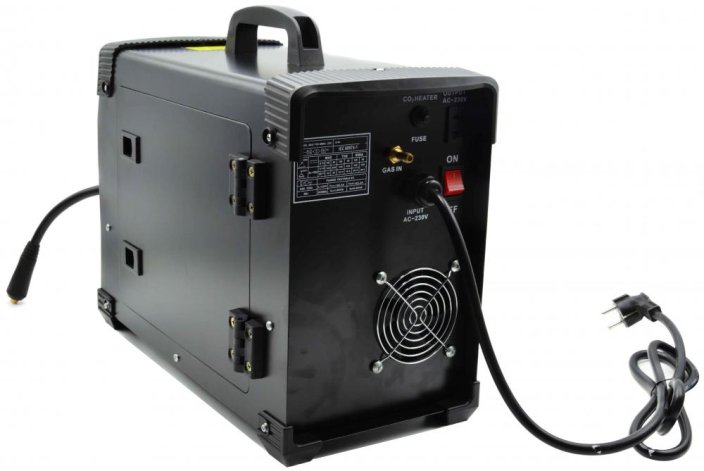 CO2 aparat za zavarivanje, MIG/TIG/MMA-220, žica 0,6-0,8 mm, elektrode 2-3,2 mm, struja 160-220 A, GEKO