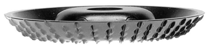 Kotna rašpa za kotni brusilnik, 45°, 125 x 22,2 mm srednji zob, TARPOL, T-90
