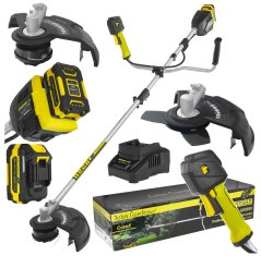 Tăietor de tufișuri cu baterie, fără carbon, 4,0 Ah, 20 V CoreX, GEKO