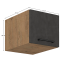 Oberschrank, Eiche Lancelot/Grau matt, VEGA 40 NAGU-36 1F