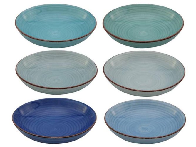 Miska keramická veľká BLUE 23cm, mix modrej
