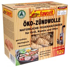 Vžigalni ostružki 120 kos FAVORIT