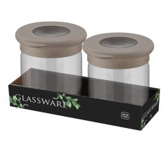 Staklenka za hranu 425ml 2 kom, staklo s poklopcem