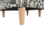 Krilni stol s taburejem, tkanina patchwork N1, ASTRID