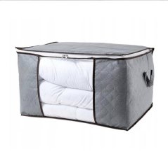 Nem szőtt tárolódoboz ablakkal SKVELER 70x50x30cm