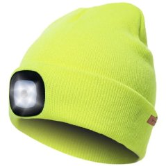 Zimska kapa s svetilko - rumena Trizand 22664