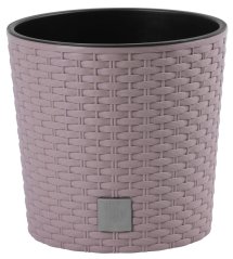 Pflanzgefäß mit Einsatz RATO Round 200, mocca