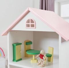 Kinderbücherregal, weiß/rosa, MAISON TYPE 2