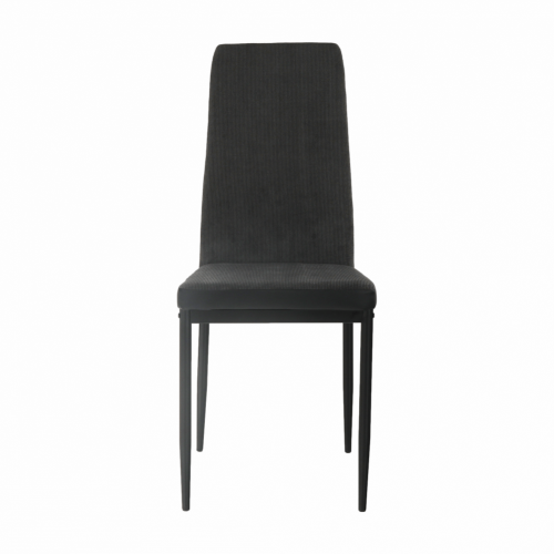 Jedilni stol, temno siva/črna, ENRA