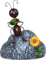 Dekorace MagicHome Mecco, Mravenec, plech, 24x15x30 cm