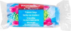 Primapack vrečka, torbica, vrečka, za zamrzovanje živil v zamrzovalniku, 3 lit., 40 kos.
