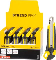Noz STREND PRO UKBOX-85, 18 mm, odlamovací, plastový, Sellbox 24 ks
