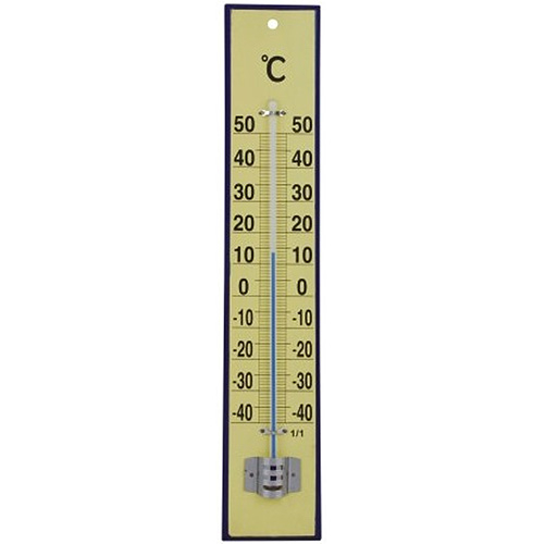 Thermometer Strend Pro, TMM-018 Yellow Flatter, 450x80x20 mm, Holz
