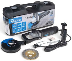 Brúska na betón a omietky 125 mm, 1400 W regulácie otáčok 2 800-10 000 ot/min, GEKO