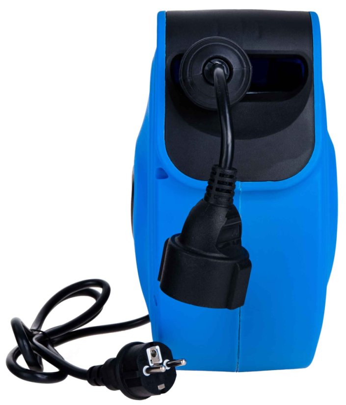 Samozvlečni viseči boben z električnim kablom in vtičnico, dolžina 15 m, GEKO