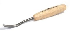 Ukrivljeno rezbarsko dleto, 12 mm, profil 1R, STANDARD LINE, NAREX
