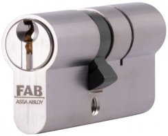 Vložek cilindrični FAB 1.00*/DNm 35+45, 3 ključi, konstrukcija