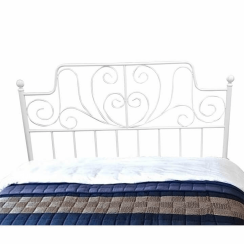 Krevet s letvičastim okvirom, bijeli, 160x200, BEHEMOTH
