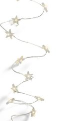 MagicHome božićni lančić Micro Star, 20 LED topla bijela, jednostavna rasvjeta, 3xAA, unutrašnjost, rasvjeta, L-1,90 m