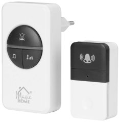 Zvonček MagicHome Intelligent4, bezdrôtový, domový, do zásuvky 230V, IP44