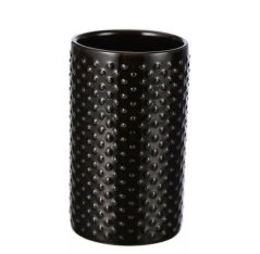 Keramička čašica za četkicu za zube MADRID crna