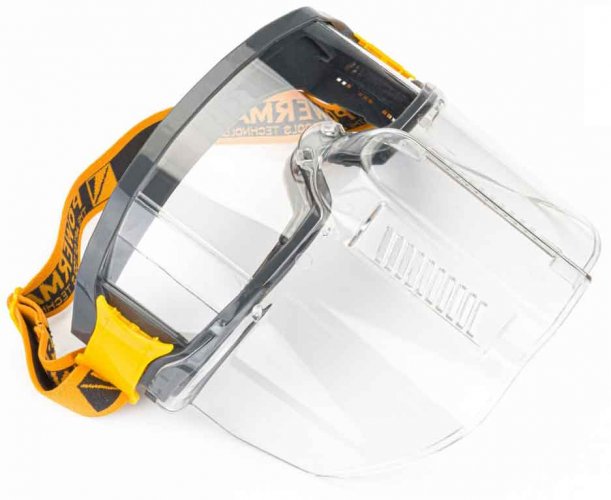 Zaščitna očala z masko, EN166, PM-GO-OG4, POWERMAT