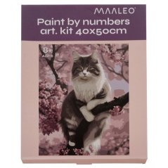 Tablou după numere 40x50 cm – pisicuța Maaleo 22783 (promoție)