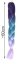 Syntetické vlasy vrkoče ombre blue/fio W10342 (akce)